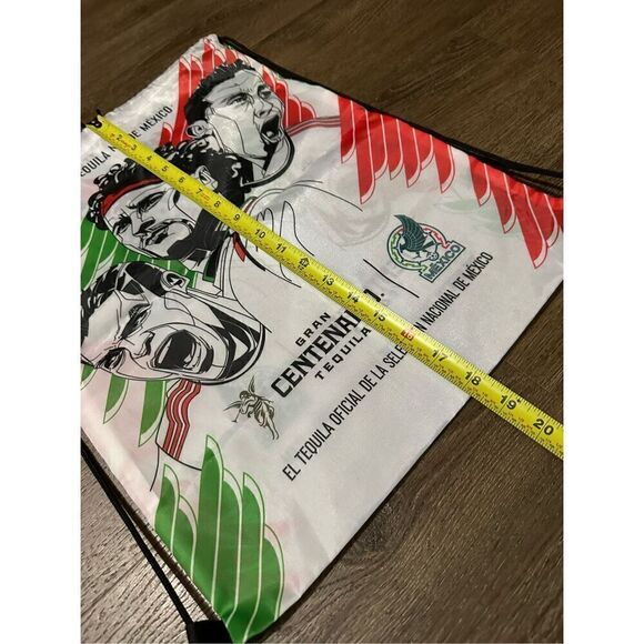 Gran Centenario Tequila Mexican Team Promo Nylon Drawstring Bag Backpack Soccer - Picture 5 of 5